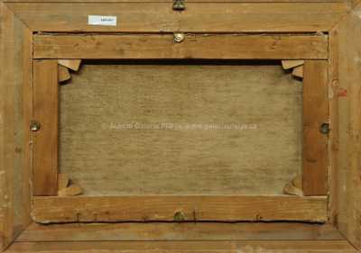  / Krajina s pradlenou u řeky / Adolf Chwala