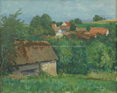  / Pohled na vesnici / Jaromír Kunc