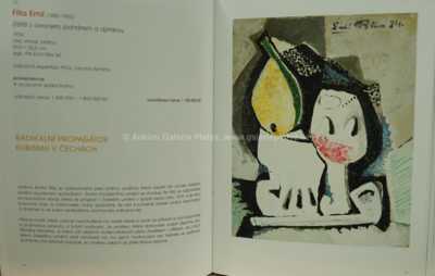  / Zátiší s ovocem, pohárem a dýmkou / Emil Filla