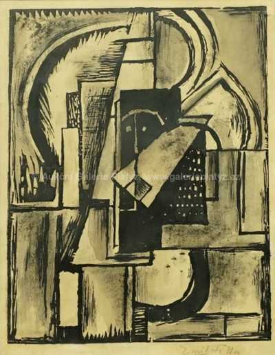  / Zátiší v ateliéru / Emil Filla