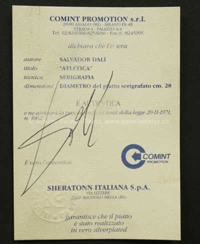  / Talíř Atletica / Salvador Dalí