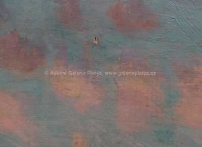  / Západ slunce nad stavením / Rudolf Bém (Vratislav Hlava)