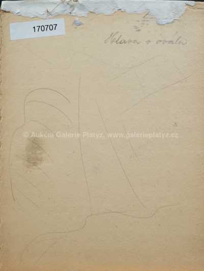  / Hlava v oválu / Jaroslav Kafka