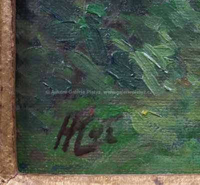  / Procházka u zvonice /   Autor neurčen