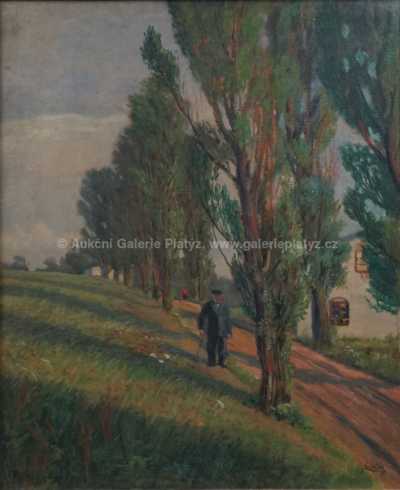  / Muž na procházce / Čeněk Choděra