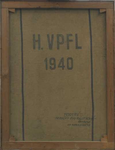  / Portrét Evy Foustkové-Kemrové / Karel Souček (Bor)