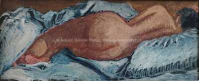  / Ležící akt /   Neznačeno